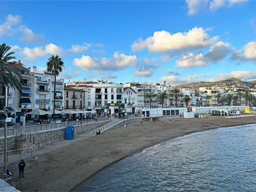 Sitges Seafront - Vanessa Morgan - Traveling Cats